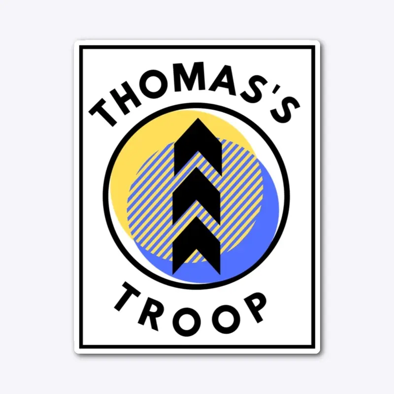 Thomas's Troop Sticker